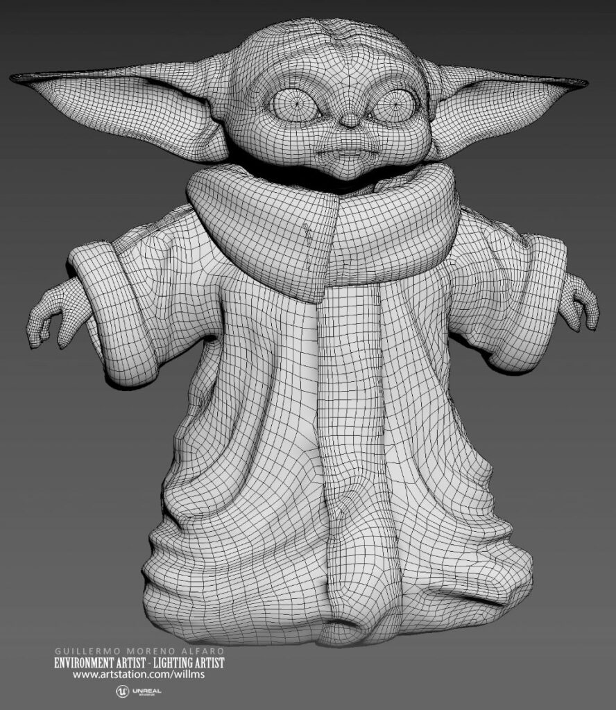 Yoda Mandalorian Unreal Engine 4.24