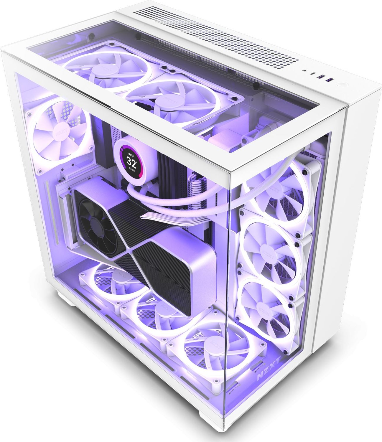 Boitier NZXT H9 Elite Blanc